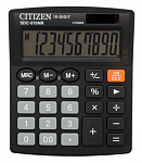 1411443 Калькулятор бухгалтерский Citizen SDC-810NR черный 10-разр.