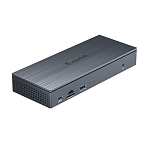 WL-UG69PD8 Pro Docking Station WAVLINK USB-C/Thunderbolt3/USB-A Quad 4K Display/100W PowerDelivery Include 20V/9A Power Adapter/ 4xUSB3.0/1xUSB-C/4xDP 4K 60HZ/4xHDMI