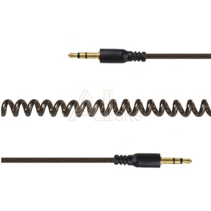 1501587 Кабель аудио Cablexpert, джек3.5 / джек3.5, 2м, спиральный (CCA-405-6)