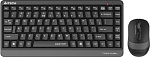 1933320 Клавиатура + мышь A4Tech Fstyler FGS1110Q клав:черный/серый мышь:черный/серый USB беспроводная Multimedia