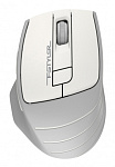 1147563 Мышь A4Tech Fstyler FG30 белый/серый оптическая (2000dpi) беспроводная USB (6but)