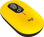1672263 Мышь Logitech POP Mouse with emoji желтый/черный оптическая (4000dpi) беспроводная BT/Radio USB (4but)