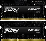 1000632735 Память оперативная/ Kingston 8GB 1600MHz DDR3LCL9SODIMM(Kit of 2) 1.35V FURY Impact