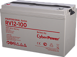 1000527493 Аккумуляторная батарея PS CyberPower RV 12-100 / 12 В 100 Ач Battery CyberPower Professional series RV 12-100, voltage 12V, capacity (discharge 20 h)