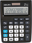 1003488 Калькулятор настольный Deli E1122/GREY серый 12-разр.