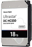 0F38459 Жесткий диск WD Western Digital Ultrastar DC HС550 HDD 3.5" SATA 18Тb, 7200rpm, 512MB buffer, 512e (WUH721818ALE6L4), 1 year