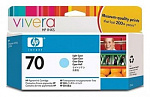 528726 Картридж струйный HP 70 C9390A светло-голубой (130мл) для HP DJ Z2100/Z3100