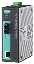 IMC-101-M-SC Промышленный конвертер Ethernet 10/100BaseTX в 100BaseFX (многомодовое оптоволокно, разъем SC), релейный выход