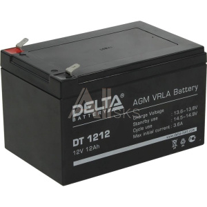 1518372 Delta DT 1212 (12 А\ч, 12В) свинцово- кислотный аккумулятор